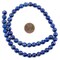 The Bead Chest Lapis Lazuli Round Beads: Mottled Design Gemstone Jewelry Supply, Full Strand, Various Sizes